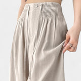 Ilyana | Pantalones de Cintura Alta y Pierna Ancha