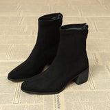 Giuliana | Botines Elegantes en Ante