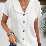 Ellen | Blusa Elegante con Cuello y Botones