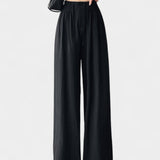 Ilyana | Pantalones de Cintura Alta y Pierna Ancha