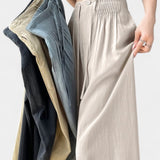 Ilyana | Pantalones de Cintura Alta y Pierna Ancha