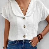Ellen | Blusa Elegante con Cuello y Botones