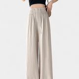 Ilyana | Pantalones de Cintura Alta y Pierna Ancha