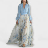 Harper | Vestido maxi floral radiante