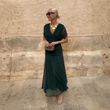 Rebeca | Vestido Maxi de Fiesta Elegante con Escote en V