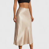 Maxima | Falda Midi con Cintura Alta