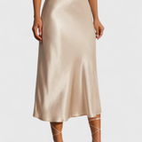 Maxima | Falda Midi con Cintura Alta