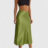Maxima | Falda Midi con Cintura Alta