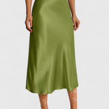 Maxima | Falda Midi con Cintura Alta
