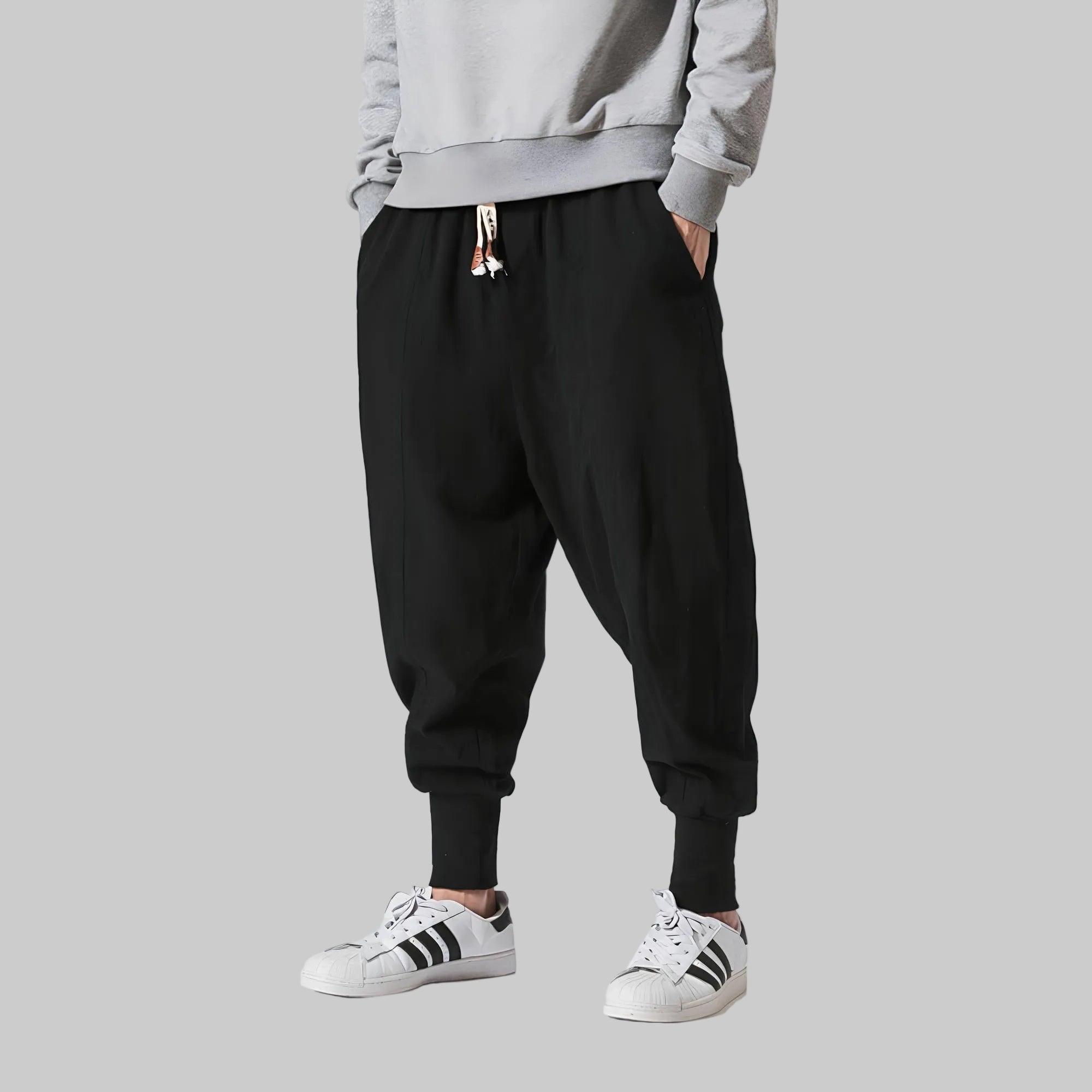 Ilija | Pantalones harem de algodón cómodos