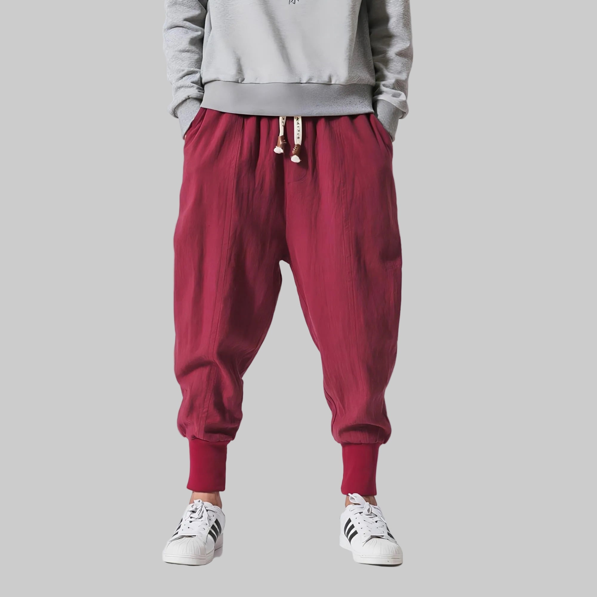 Ilija | Pantalones harem de algodón cómodos