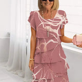 Emmeline | Vestido elegante y fluido con volantes
