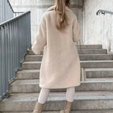 Seraphina | Elegante abrigo de lana teddy