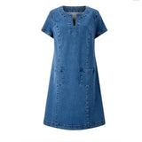 Enid | Vestido de Denim Suave