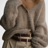Aurélia | Cardigan de Mezcla de Cachemira Suave