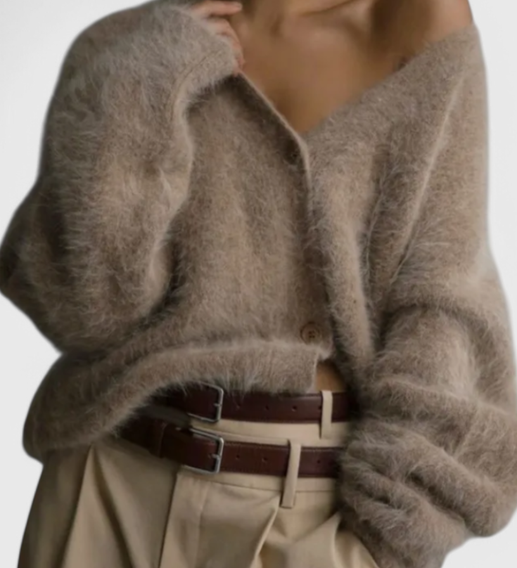 Aurélia | Cardigan de Mezcla de Cachemira Suave