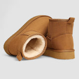 Brissa | Bota Clásica Femenina de Invierno con Forro Peludo Interior