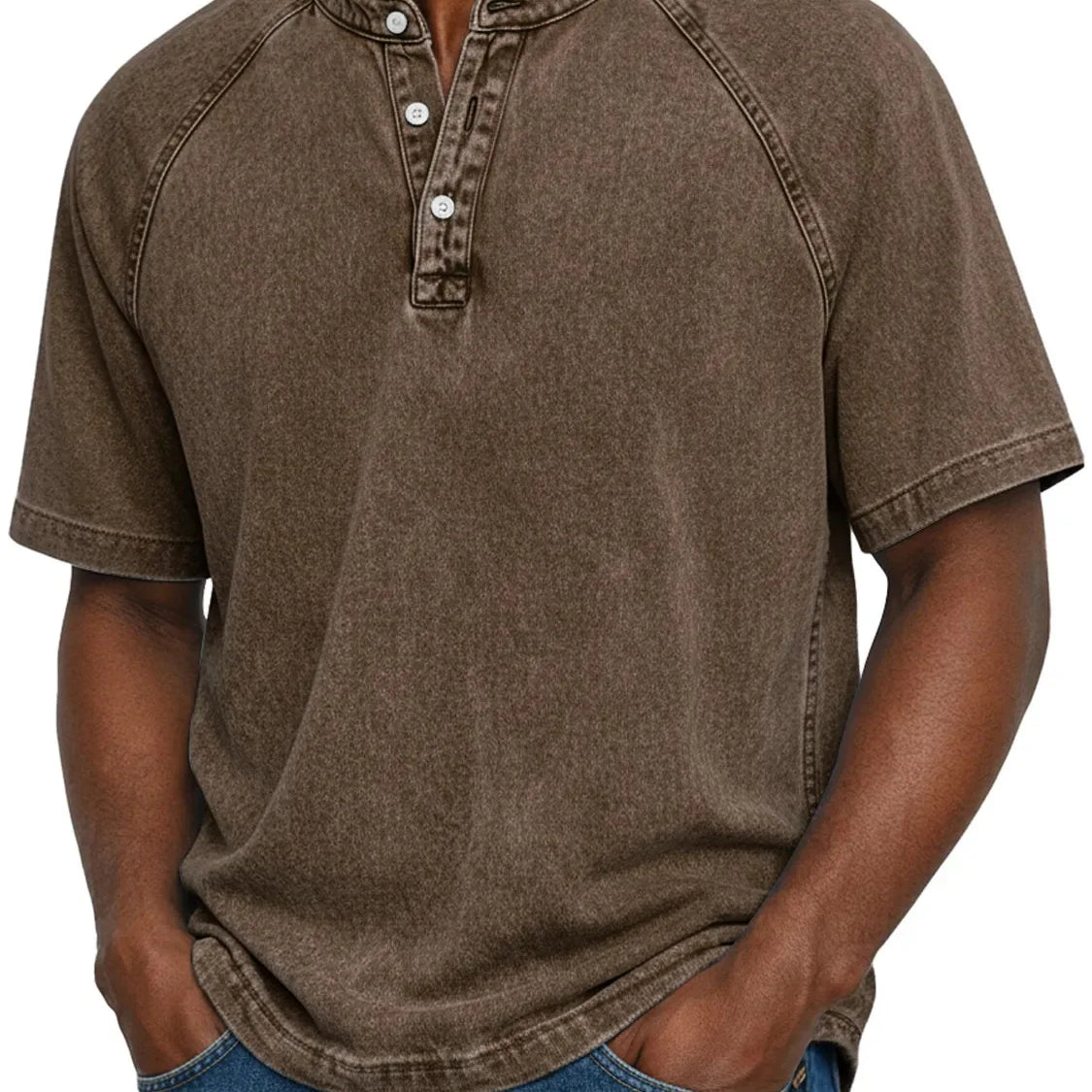 Helina | Camisa vintage abotonada para hombre