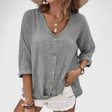 Audrey | Blusa de Lino de Verano