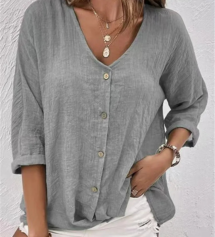 Debora | Blusa de de Verano con Botón