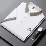Mateo | Camisa Polo Elegante de Doble Tono