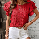 Charmaine™ | Blusa Ligera y Fresca con Divertidos Volantes