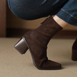Giuliana | Botines Elegantes en Ante