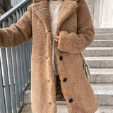 Seraphina | Elegante abrigo de lana teddy