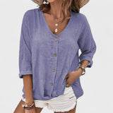 Audrey | Blusa de Lino de Verano