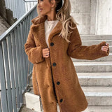 Seraphina | Elegante abrigo de lana teddy