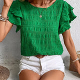 Charmaine™ | Blusa Ligera y Fresca con Divertidos Volantes