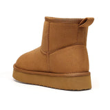 Brissa | Bota Clásica Femenina de Invierno con Forro Peludo Interior