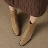 Giuliana | Botines Elegantes en Ante