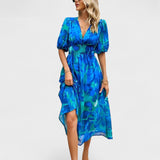 Annora | Vestido Midi Floral Elegante