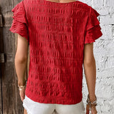 Charmaine™ | Blusa Ligera y Fresca con Divertidos Volantes