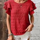 Charmaine™ | Blusa Ligera y Fresca con Divertidos Volantes