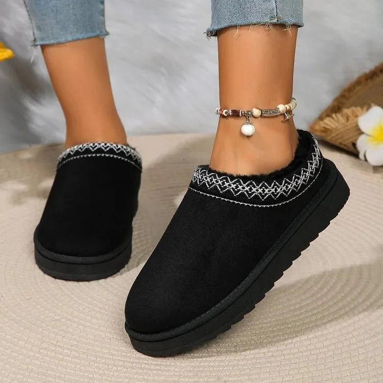 Annisa | Botas femeninas calientes con forro de felpa