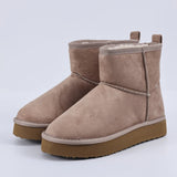 Brissa | Bota Clásica Femenina de Invierno con Forro Peludo Interior