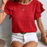 Charmaine™ | Blusa Ligera y Fresca con Divertidos Volantes