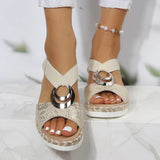 Capixa | Sandalias Confortables Ergonómicas con Tacón Cuña