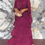 Dinia | Vestido largo fluido elegante