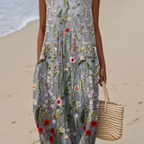 Abigail | Cara Vestido Midi Wildflower