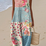 Anna | Vestido Midi Patchwork
