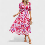 Annora | Vestido Midi Floral Elegante