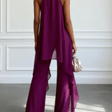 Heliane | Conjunto Elegante Halter con Pantalones