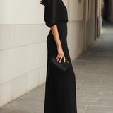 Gladys | Conjunto de Top y Pantalones de Pierna Ancha de Tres Piezas