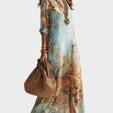 Loisa | Vestido maxi mediterráneo