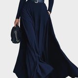 Kornelia | Vestido maxi de punto con cuello alto
