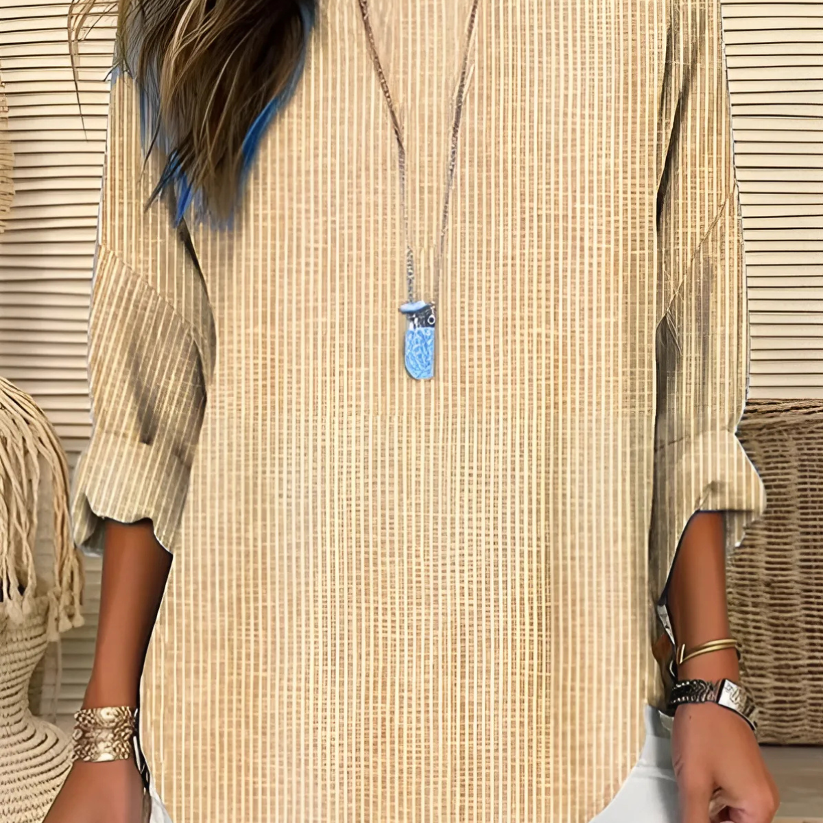 Rhea | Blusa a Rayas de Moda