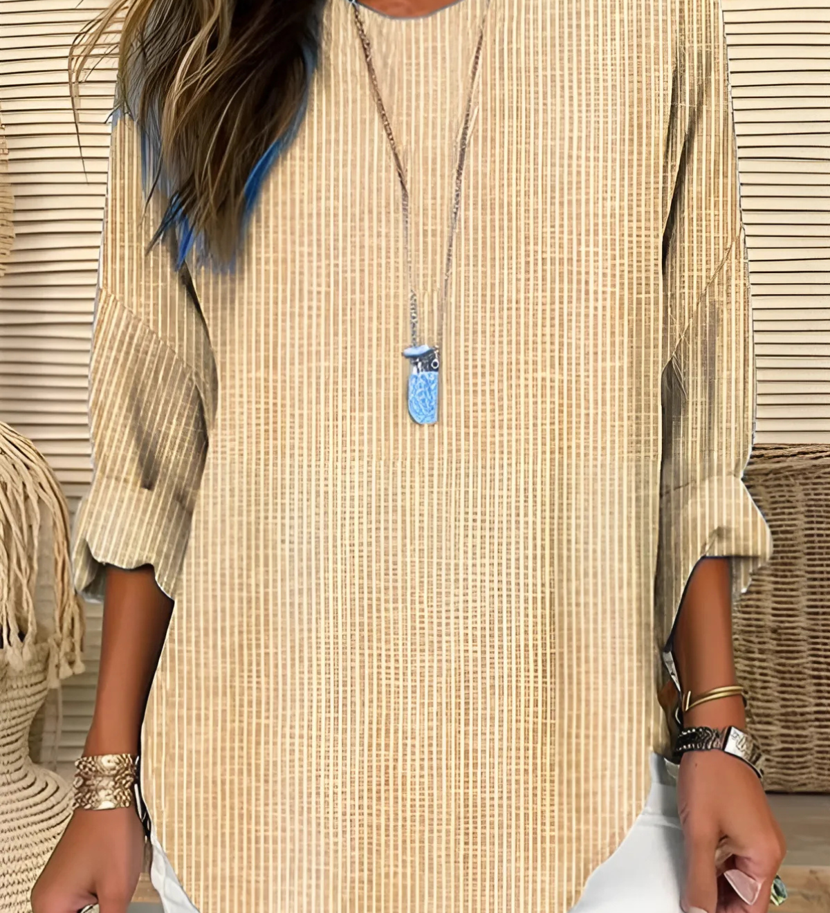 Rhea | Blusa a Rayas de Moda